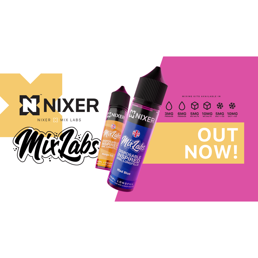 Nixer x Mix Labs 30ml Longfill / Berry Lemonade