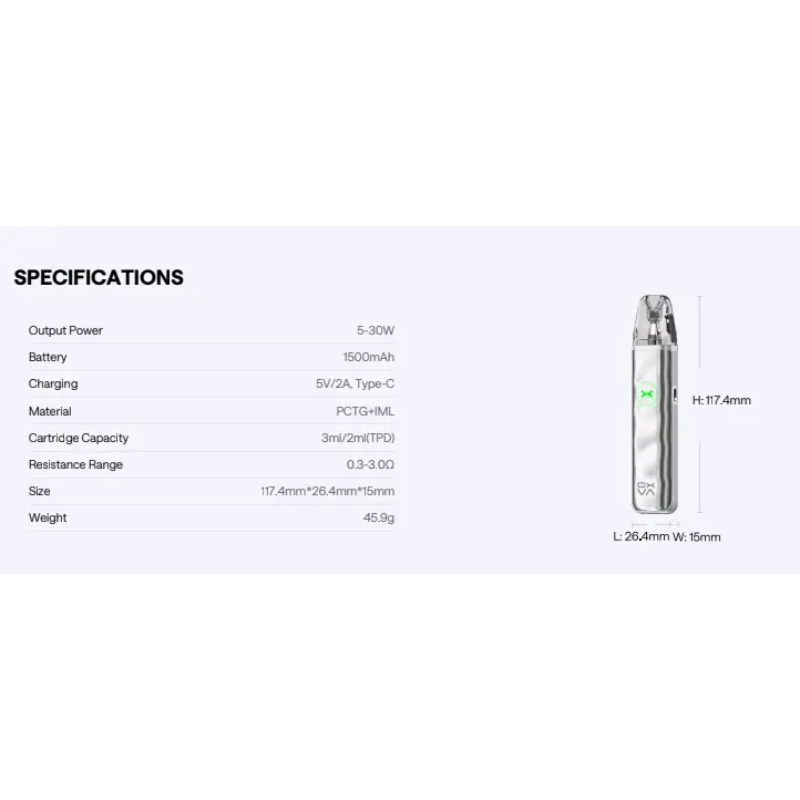 Oxva Xlim Go 2 Pod Kit / Black Shadow
