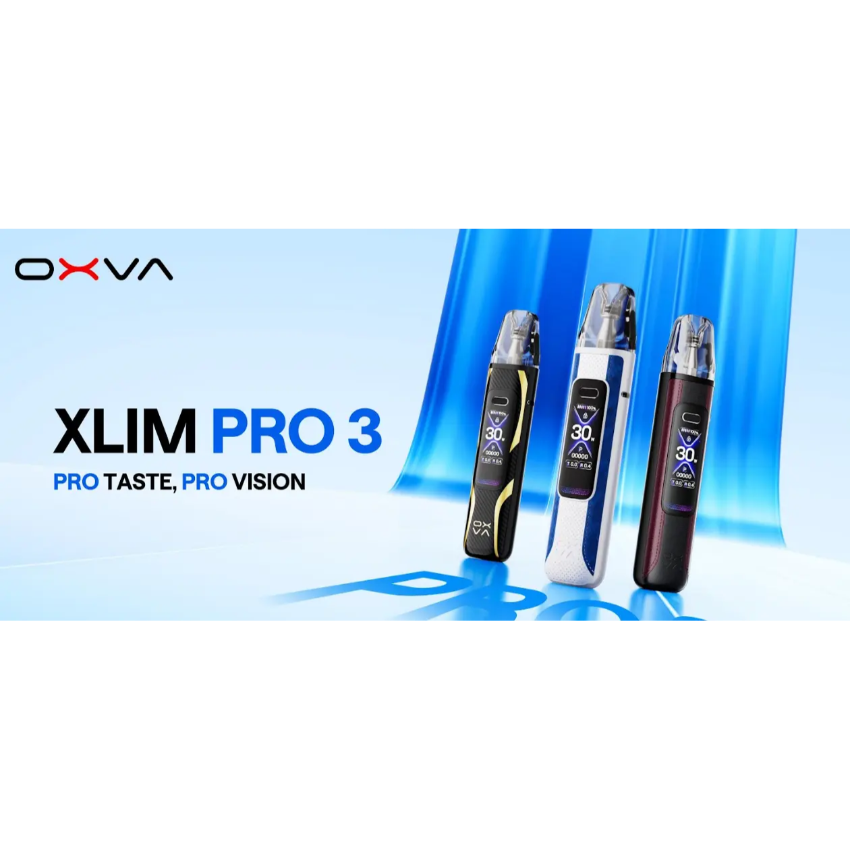 OXVA Xlim Pro 3 Pod Vape Kit / Black Carbon