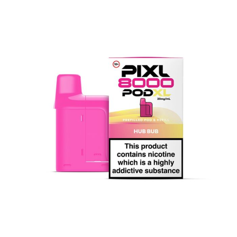 PIXL 8000 Replacement Pods / Black Cherry