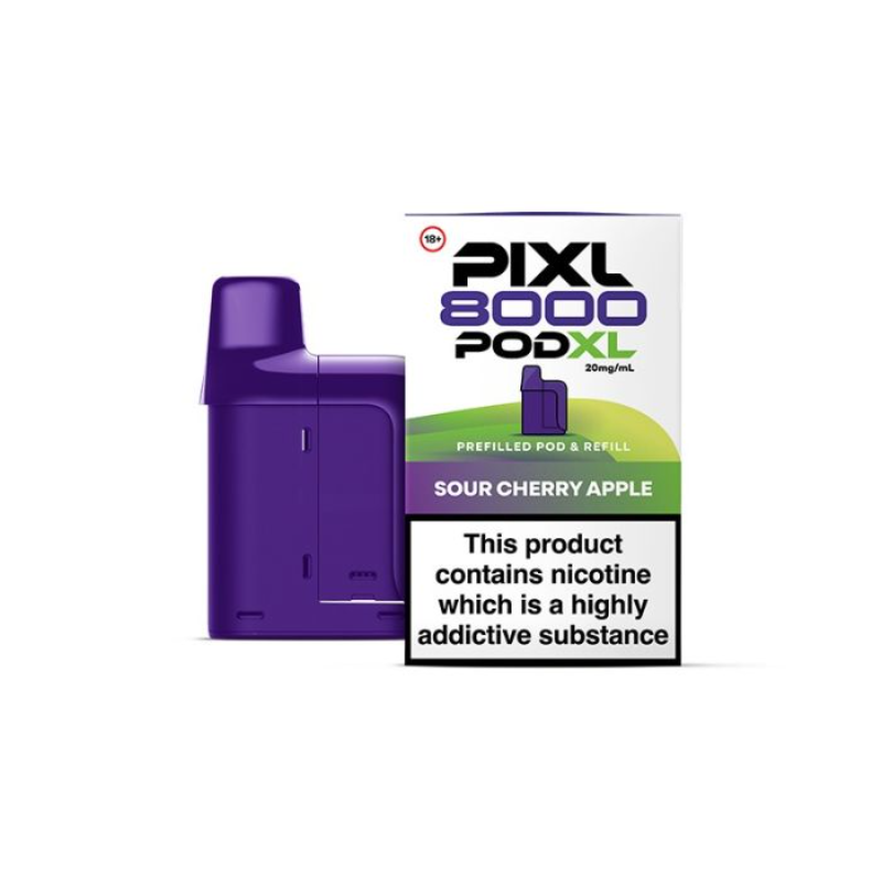 PIXL 8000 Replacement Pods / Black Cherry