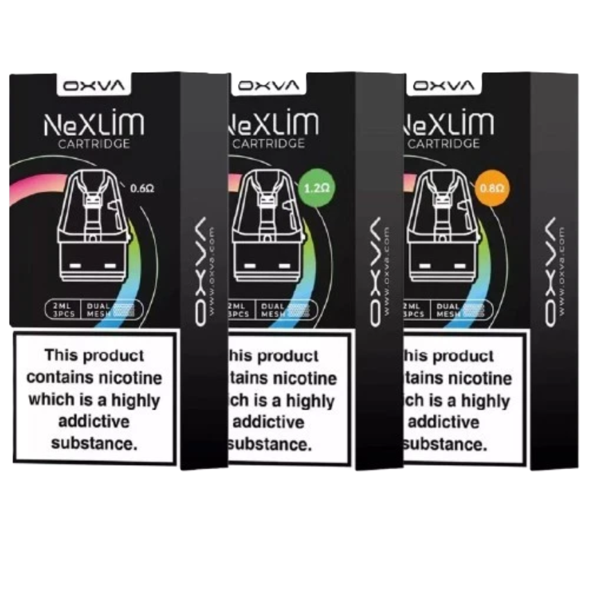 Nexlim Replacement Pods (pack of 3) / 0.6ohm XL