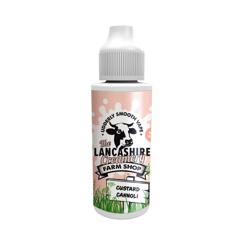 The Lancashire Creamery Shortfill 100ml 0mg / Bread & Butter Pudding