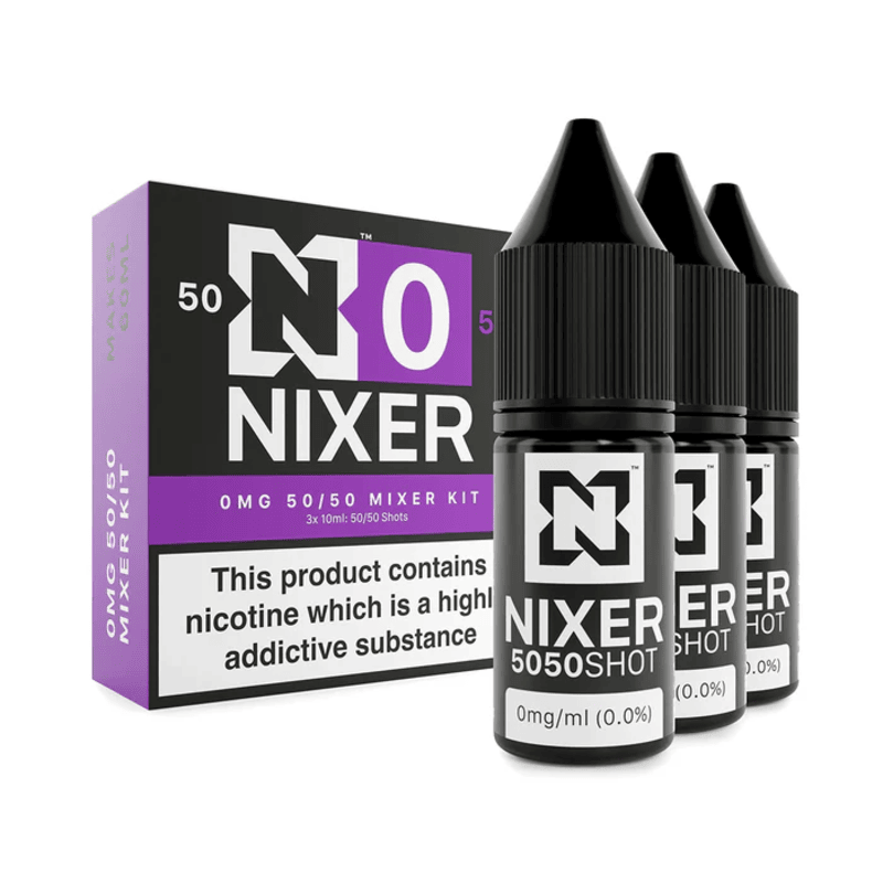 Nixer - Freebase 50/50 Mixer Kit / 3mg Freebase 50/50