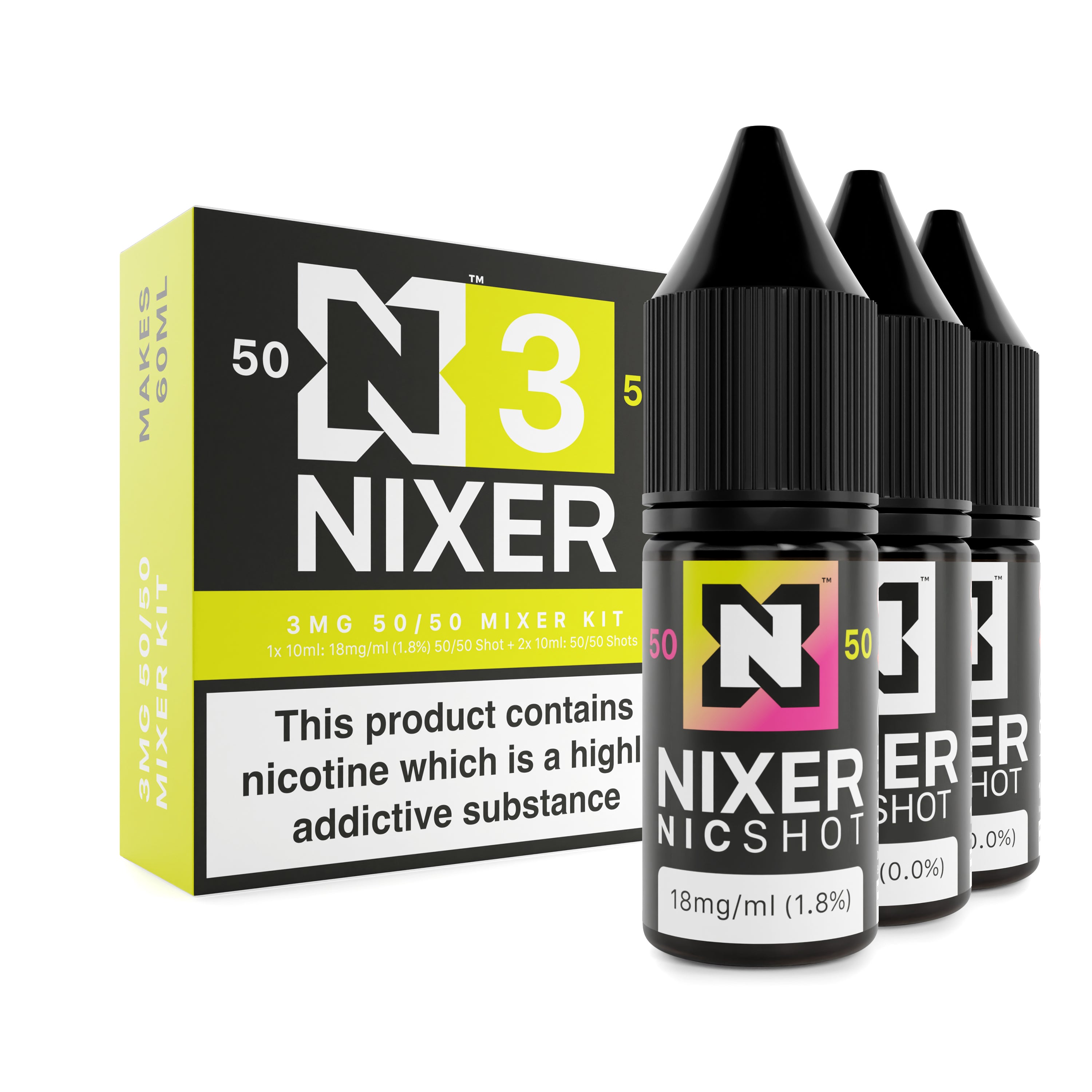 Nixer - Freebase 50/50 Mixer Kit