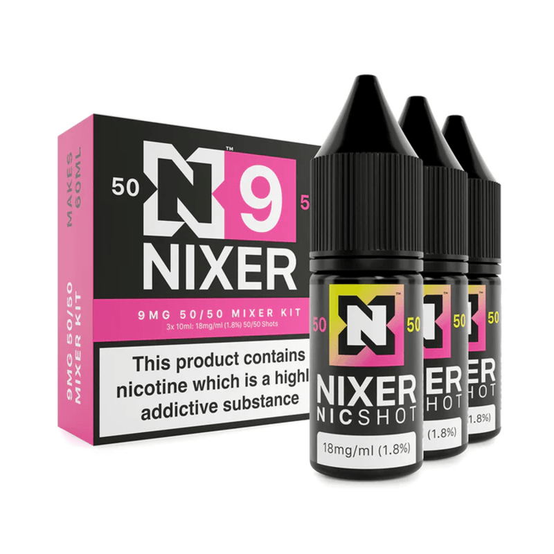 Nixer - Freebase 50/50 Mixer Kit / 3mg Freebase 50/50