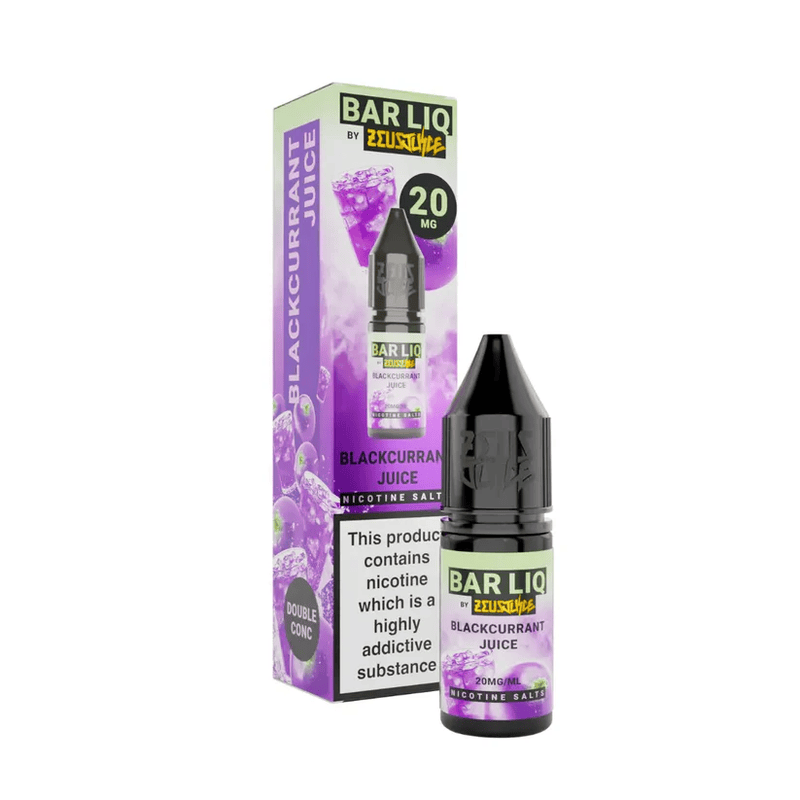Zeus Juice BarLiq Nic Salt 10ml / Blackcurrant Juice / 10mg
